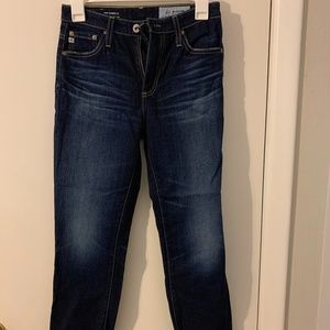 Adriano Goldschmied High-Rise Straight Crop Jeans